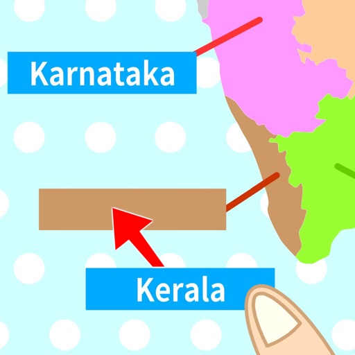 India States & Capitals Map Quiz icon