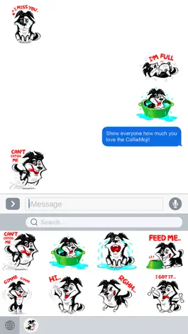 Game screenshot CollieMoji - Border Collie Stickers and Emojis apk