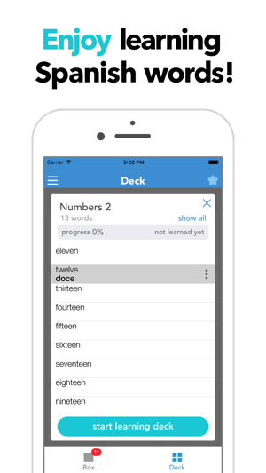 Learn Spanish with Flickbox - learn Spanish words(圖4)-速報App