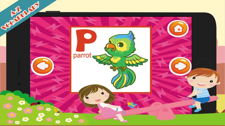 Animals A-Z Good Vocabulary Words For Kindergarten screenshot-3