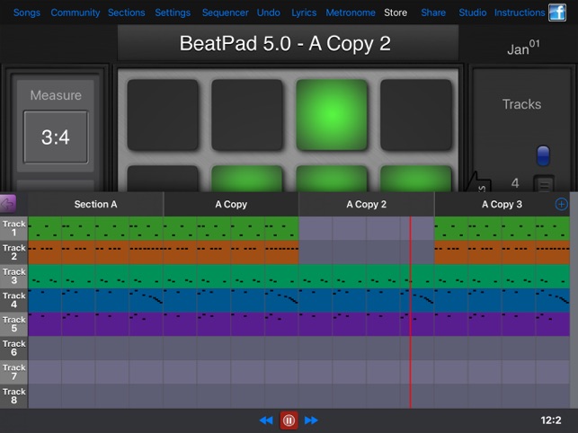 ‎BeatPad Screenshot