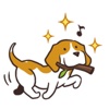 Cute and Smart Beagle Dog Sticker