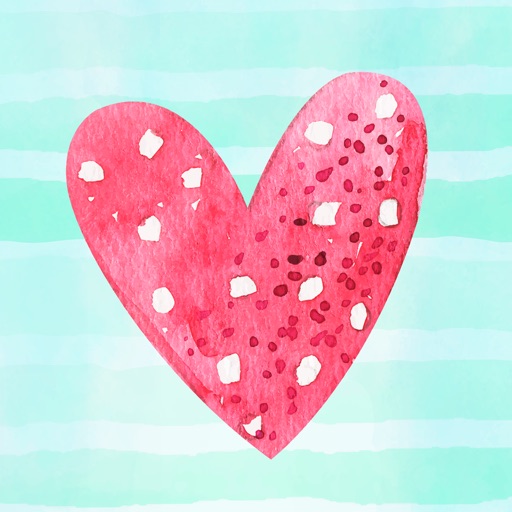 Watercolor Love Sticker Pack icon