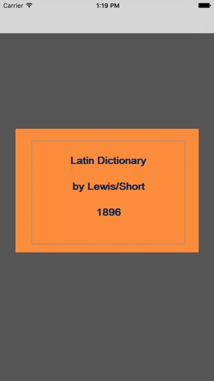 Latin-English (Lewis)