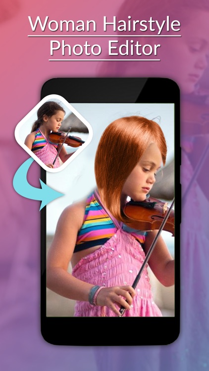 Woman Hairstyle Photo Editor - Hairstyle Stickers screenshot-3