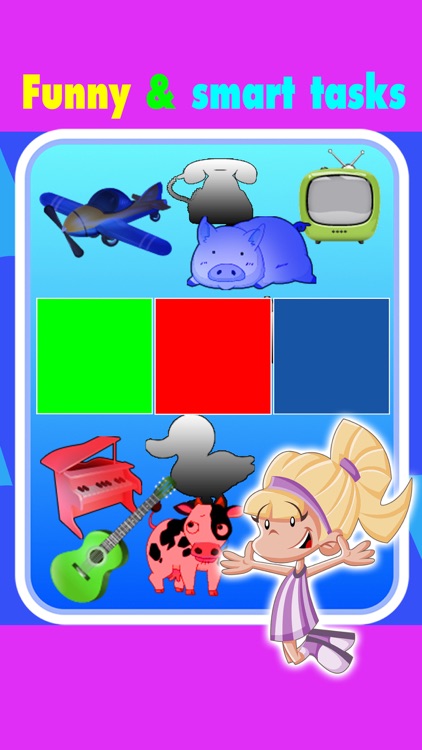 Toddler kids learning with shapes & colors games screenshot-3