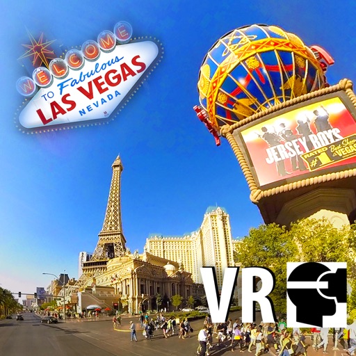 VR Vegas Strip Car South To North Virtual Reality icon