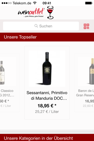 Wein-Outlet Mobile App screenshot 2