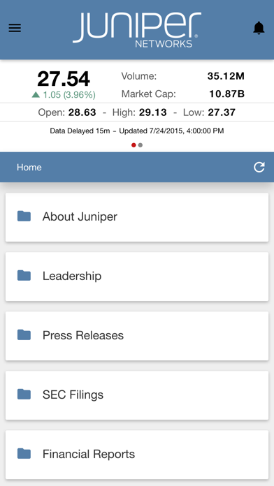 Juniper Networks Investor Appのおすすめ画像1