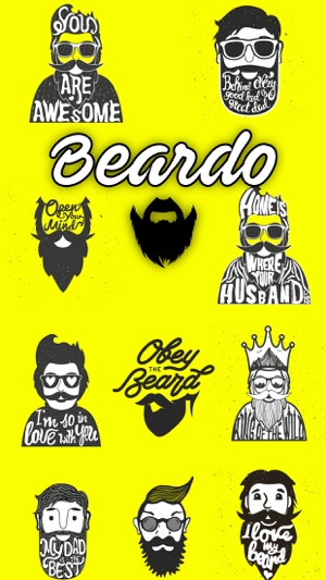 Beardo - Funny Quote Beard Sticker(圖1)-速報App