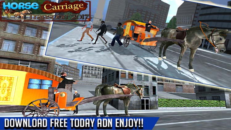 Horse Carriage Transport 3d screenshot-4