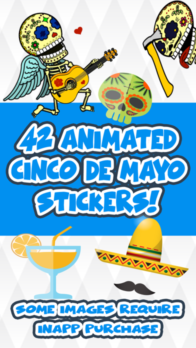 How to cancel & delete Cinco de Mayo Animated Stickers for Messaging from iphone & ipad 1