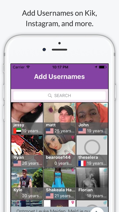 Add Usernames Screenshot 1