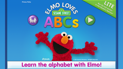 Elmo Loves ABCs Lite screenshot 1
