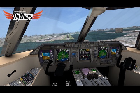 Flight Simulator FlyWings 2014 screenshot 2