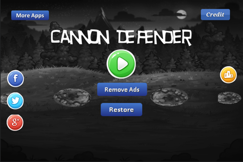 Cannon Defender Game screenshot 2