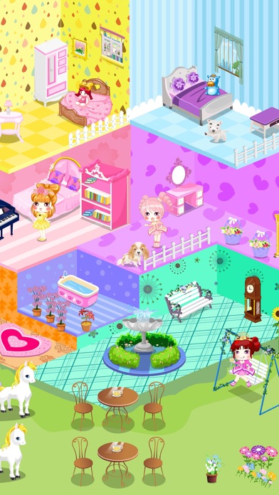 可爱娃娃屋设计-布置装潢儿童小房间游戏 screenshot 3