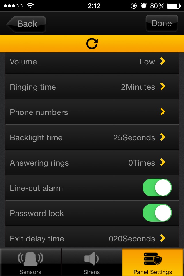 W100 Alarm screenshot 4