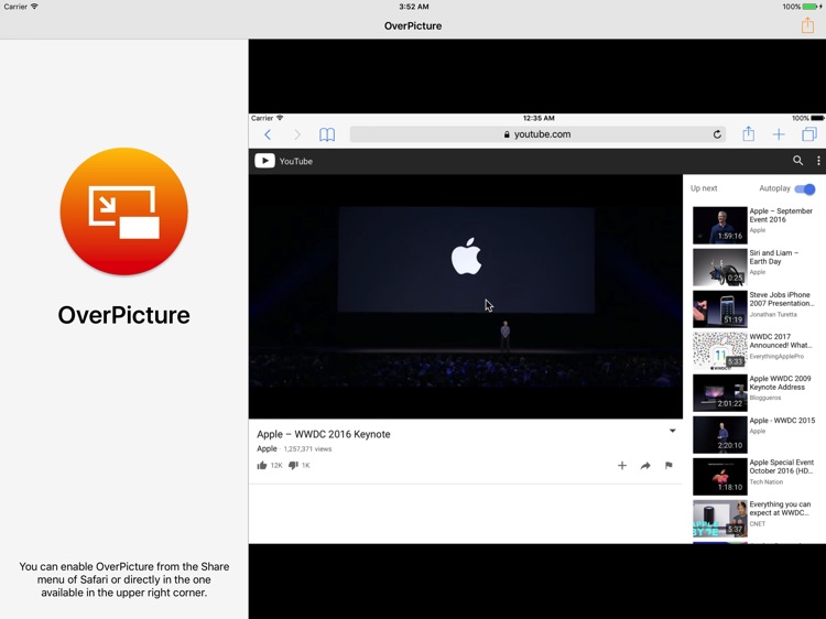OverPicture for Safari