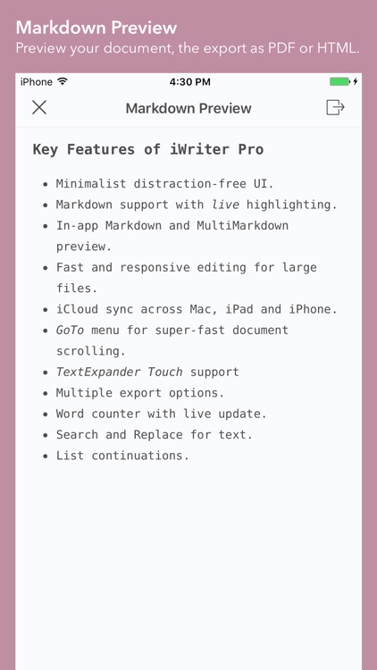 iWriter Pro