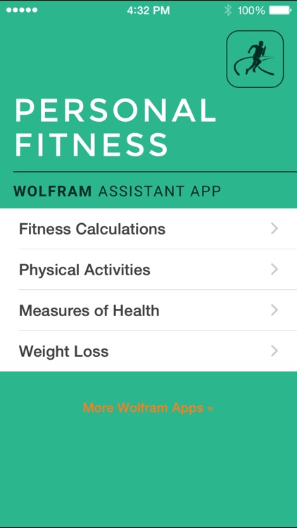 Wolfram Personal Fitness Assistant App