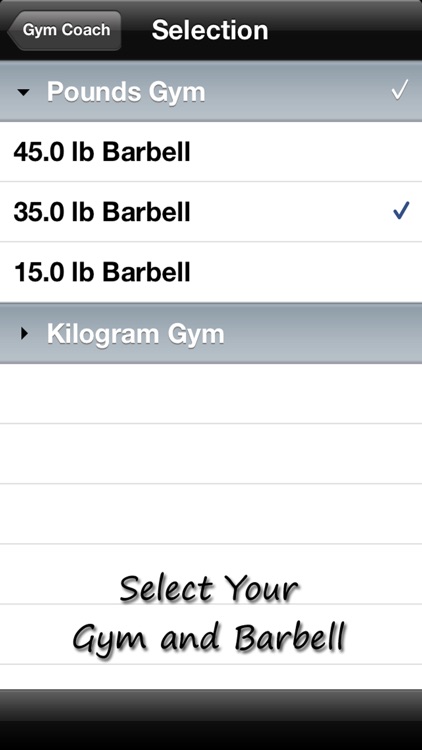 Gym Coach - Barbell Plate Loading Calculator