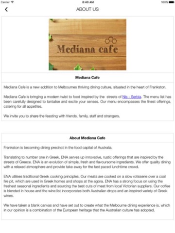 Mediana Cafe screenshot 3