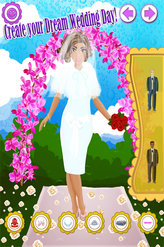 Bridal Salon Dress Up Wedding Bride Makeover Girl screenshot 3