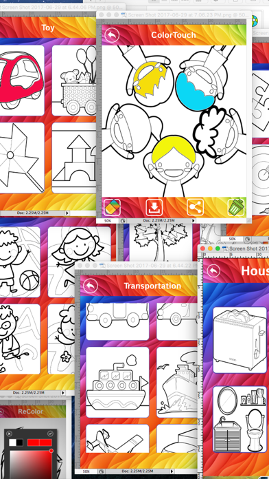 How to cancel & delete ColorTouch - Coloring Book Touch to Fill Color from iphone & ipad 2