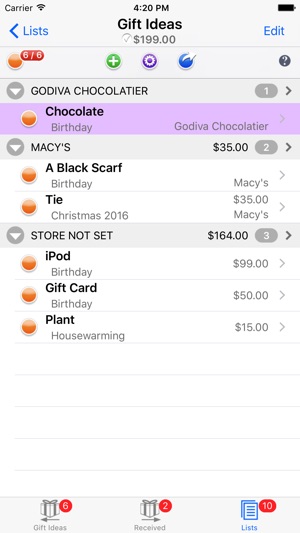 Gift List Budget Shopper(圖2)-速報App