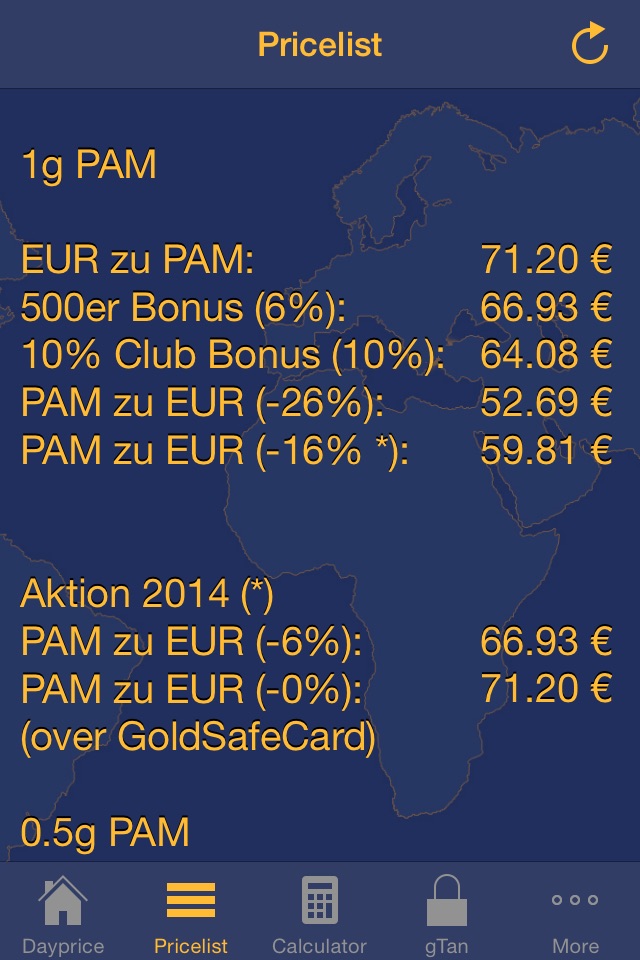 Gold Safe Card screenshot 2