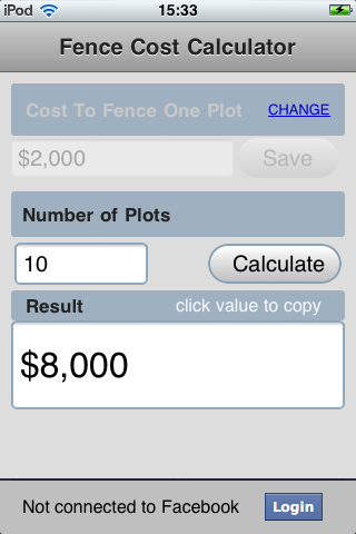 Fence Calc - náhled