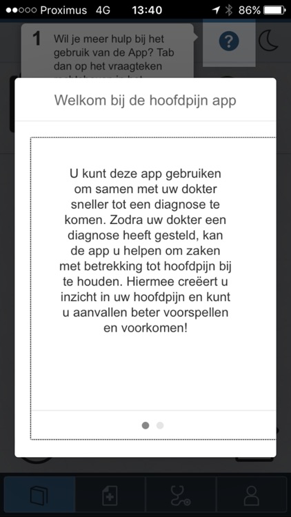 Hoofdpijn app