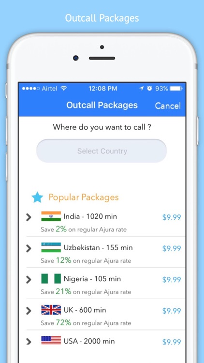 Ajura - Cheap International Calls & Roaming