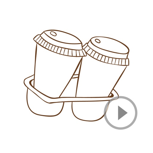 Animated Cute Coffee Stickers icon