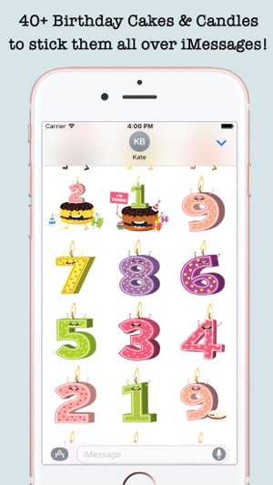 Birthday Wishes Cakes & Candles Emojis(圖4)-速報App