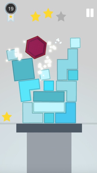 Super Hexa! Jump Fall & Crash on Blocksのおすすめ画像2