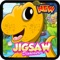 dinosaur puzzle : pre-k educational activities