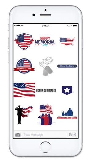 Memorial Day USA Sticker Pack(圖3)-速報App