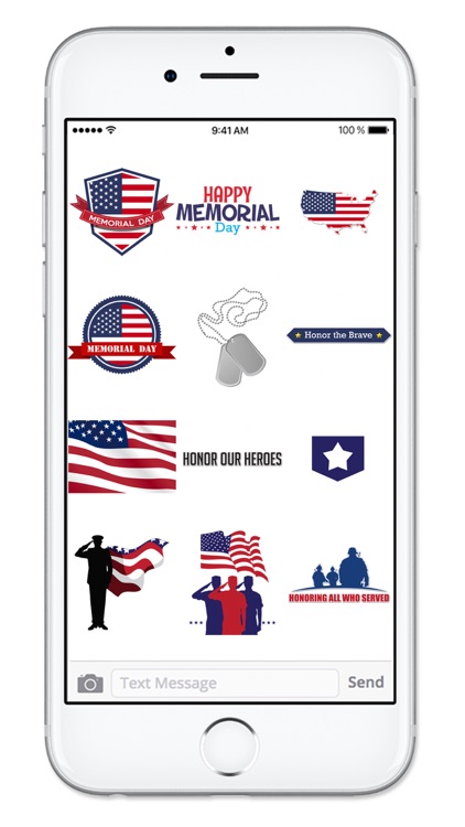 Memorial Day USA Sticker Pack