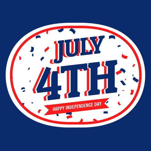 Animated 4th Of July Emojis For iMessage