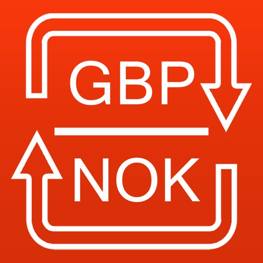 British Pound / Norwegian kroner converter icon