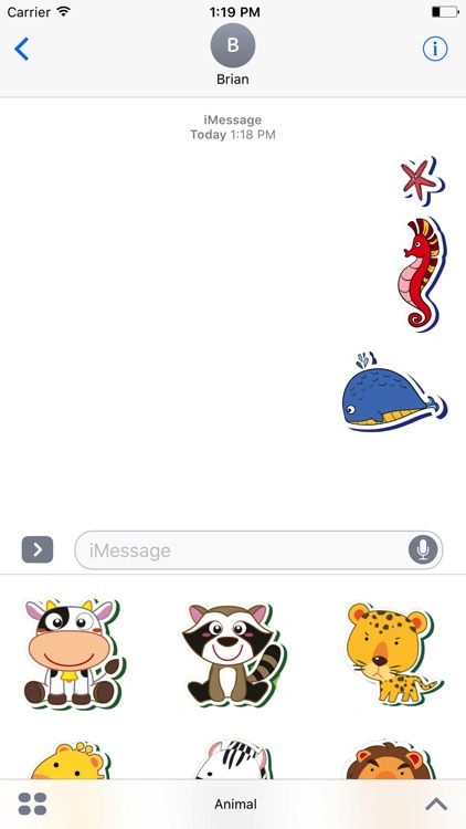 Sweetie Animal Stickers