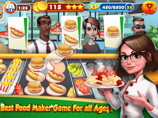 料理ゲームバーガーレストランシェフ＆フードメーカーのおすすめ画像2