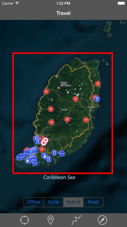 GRENADA – GPS Travel Map Offline Navigator