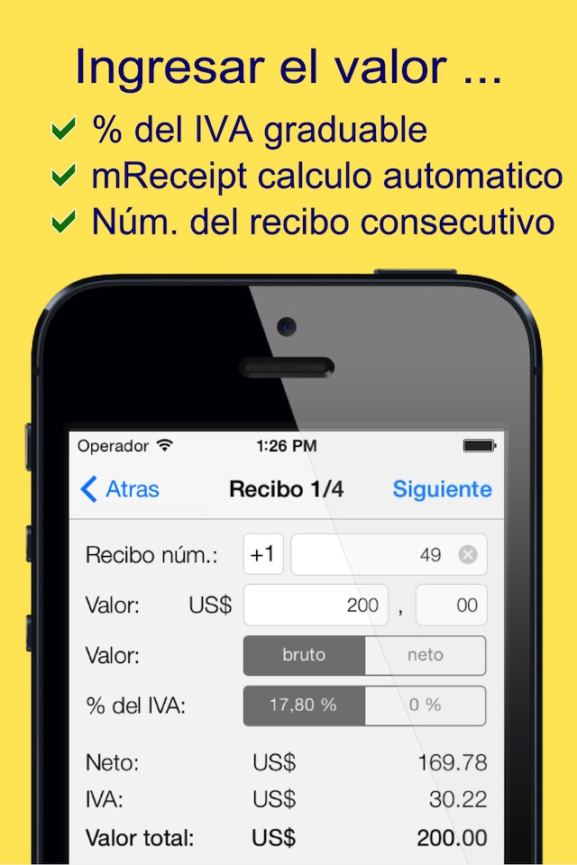 mReceipt Lite - The Receipt App screenshot 2