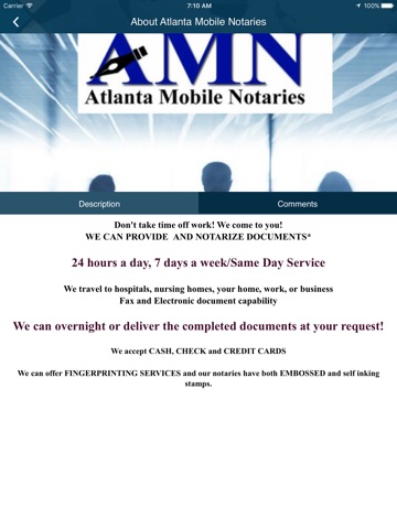 ATL Notary screenshot 2