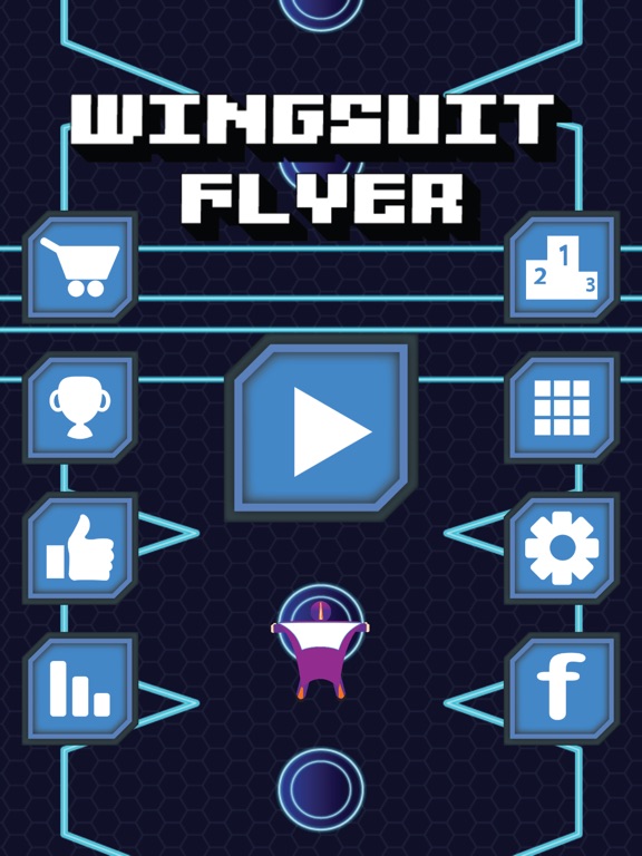 iPad Image of Wingsuit Flyer