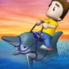 Dolphin Stunt Rider - Dolphin Race 4 kids