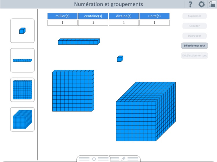 Outils pour l'école : Numération et groupement